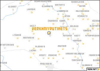 map of Verkhniy Putimets