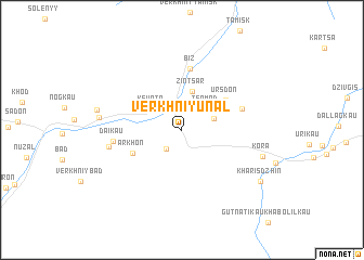 map of Verkhniy Unal