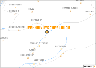 map of Verkhniy Vyacheslavov