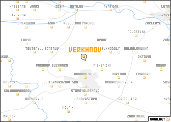 map of Verkhnov