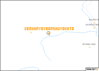 map of Verkhnyaya Apshuyakhta