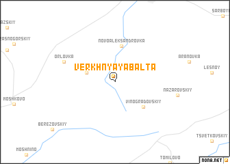 map of Verkhnyaya Balta