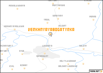 map of Verkhnyaya Bogatyrka