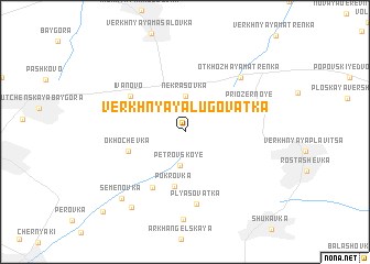 map of Verkhnyaya Lugovatka