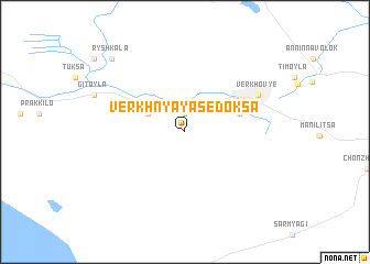 map of Verkhnyaya Sedoksa
