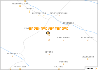 map of Verkhnyaya Sennaya