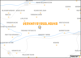 map of Verkhnyaya Solmovka