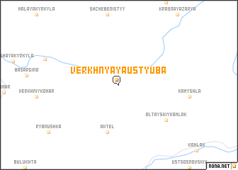 map of Verkhnyaya Ustyuba