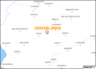 map of Verkholipovo