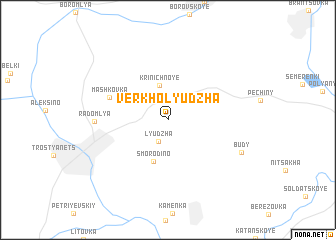 map of Verkholyudzha