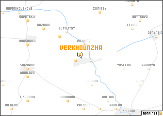 map of Verkhounzha