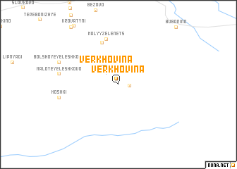 map of Verkhovina
