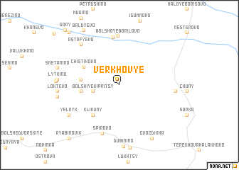 map of Verkhov\