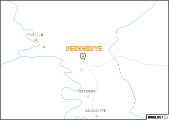 map of Verkhov\