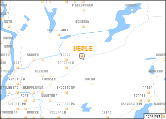 map of Verle