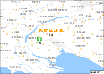 map of Vermegliano