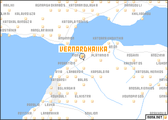 map of Vernardhaíika