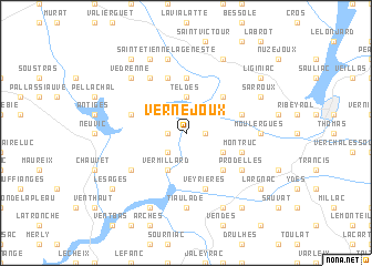 map of Vernejoux