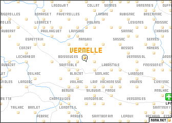 map of Vernelle