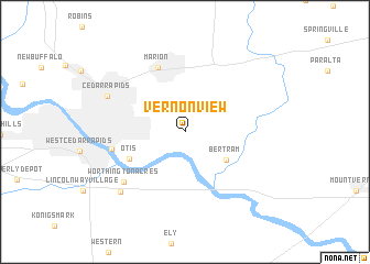 map of Vernon View