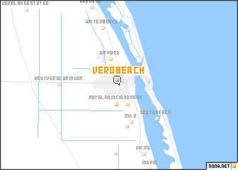 map of Vero Beach