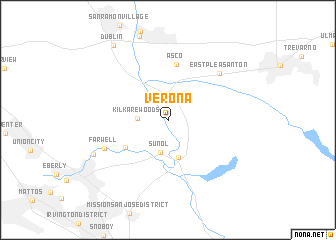 map of Verona