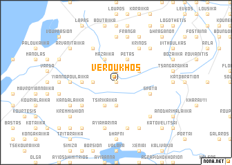 map of Veroúkhos