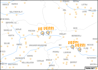 map of Vërri