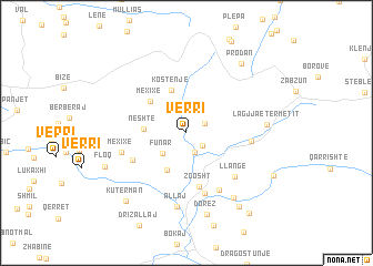 map of Vërri