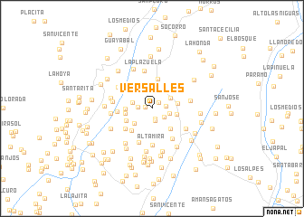 map of Versalles