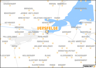 map of Versfelde