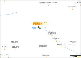 map of Vershina