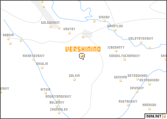 map of Vershinino