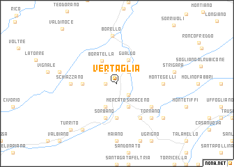 map of Vertaglia