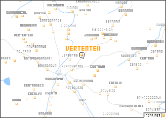 map of Vertente II