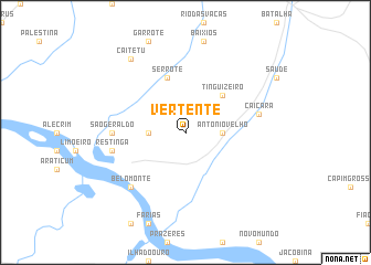 map of Vertente