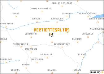 map of Vertientes Altas