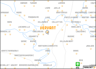 map of Vervant