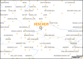 map of Vescheim
