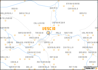 map of Vescia