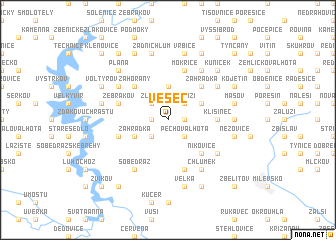 map of Vesec