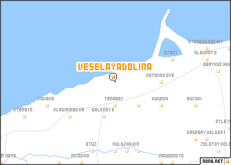 map of Vesëlaya Dolina