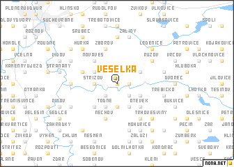 map of Veselka