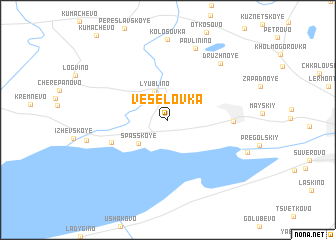 map of Vesëlovka