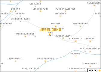 map of Veselovka