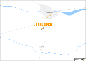 map of Veselovka