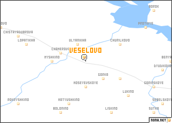 map of Vesëlovo