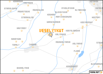 map of (( Vesëlyy Kut ))