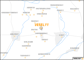 map of Vesëlyy