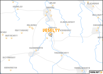 map of Vesëlyy